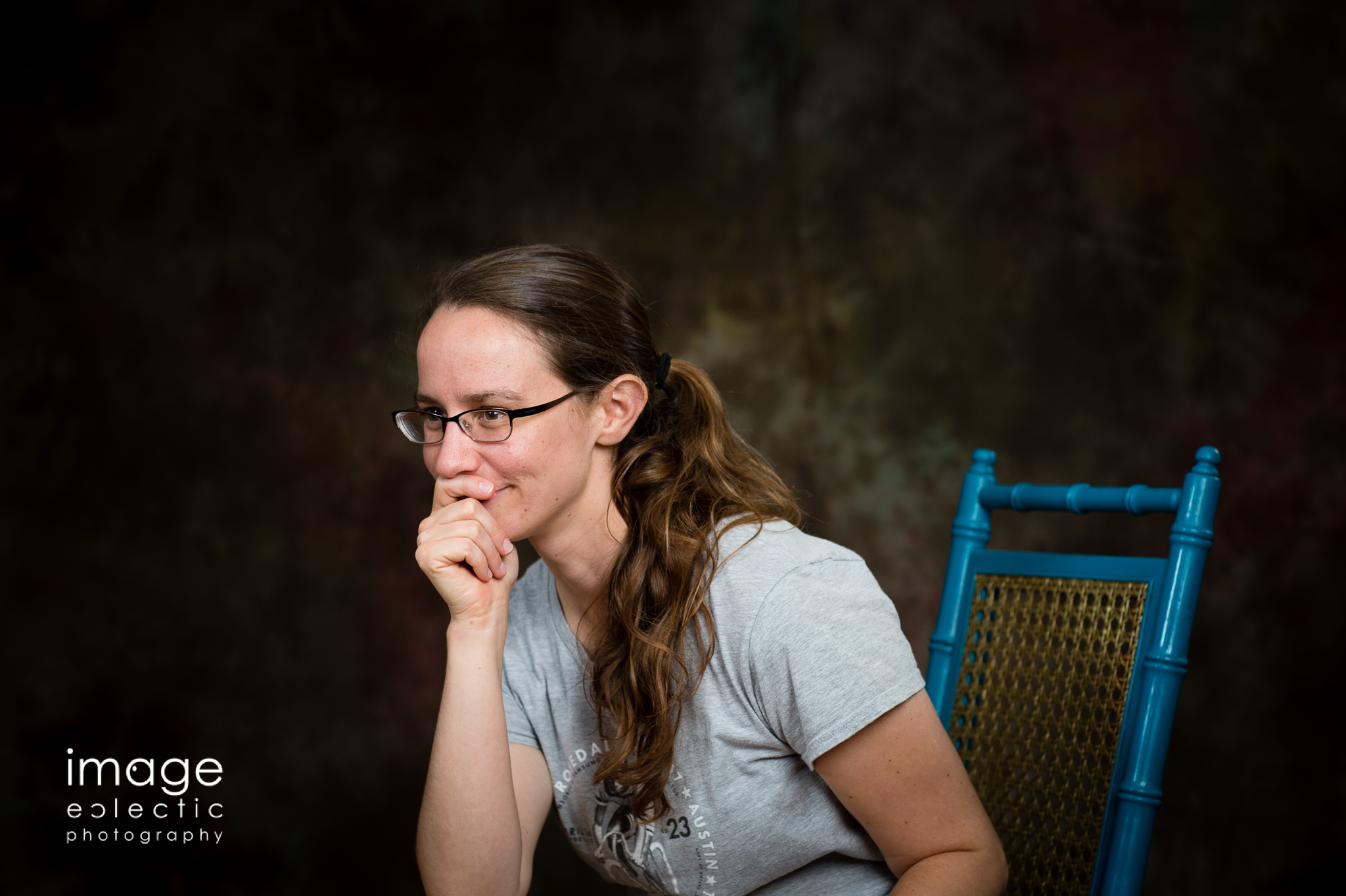 Leah and the Blue Chair