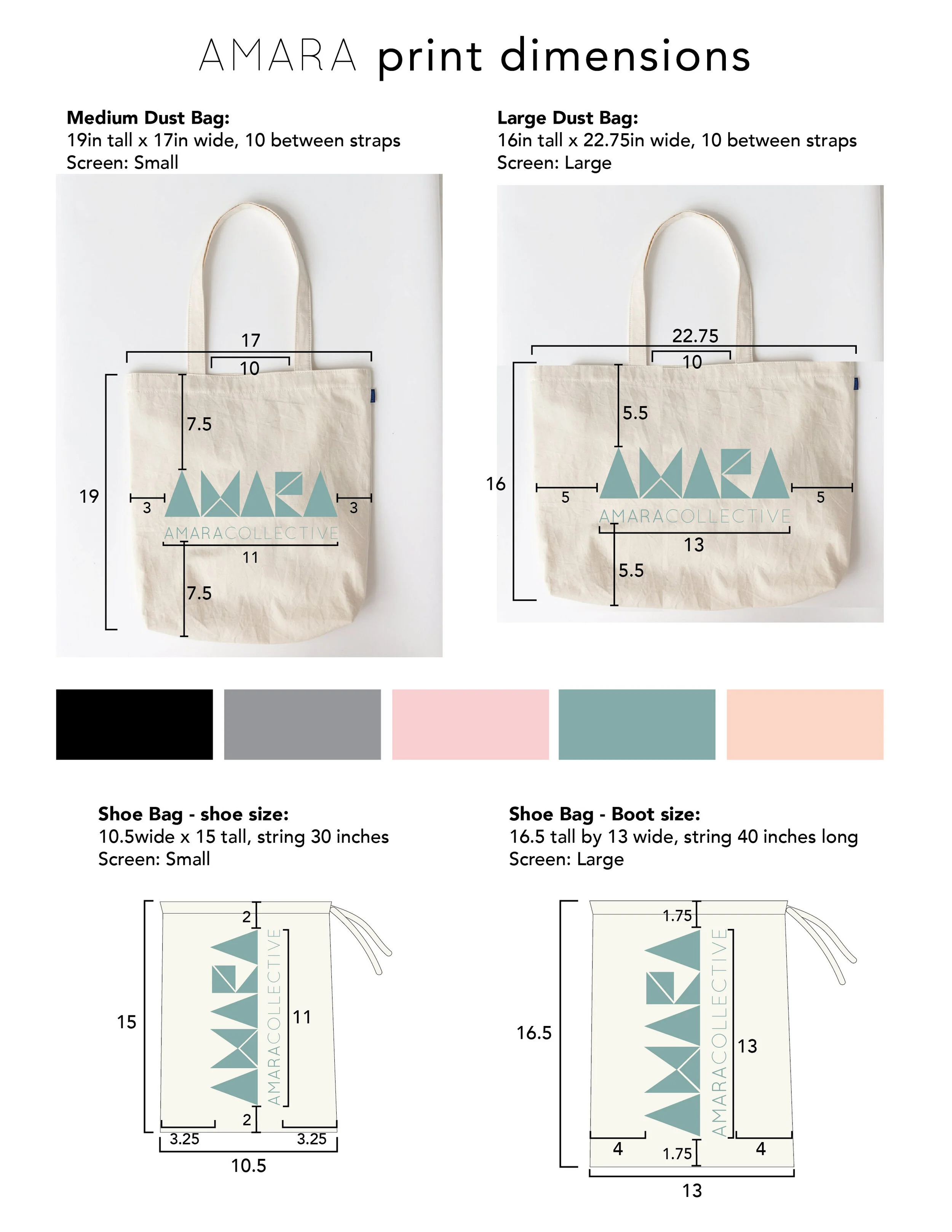 Amara Rebranding Print Design