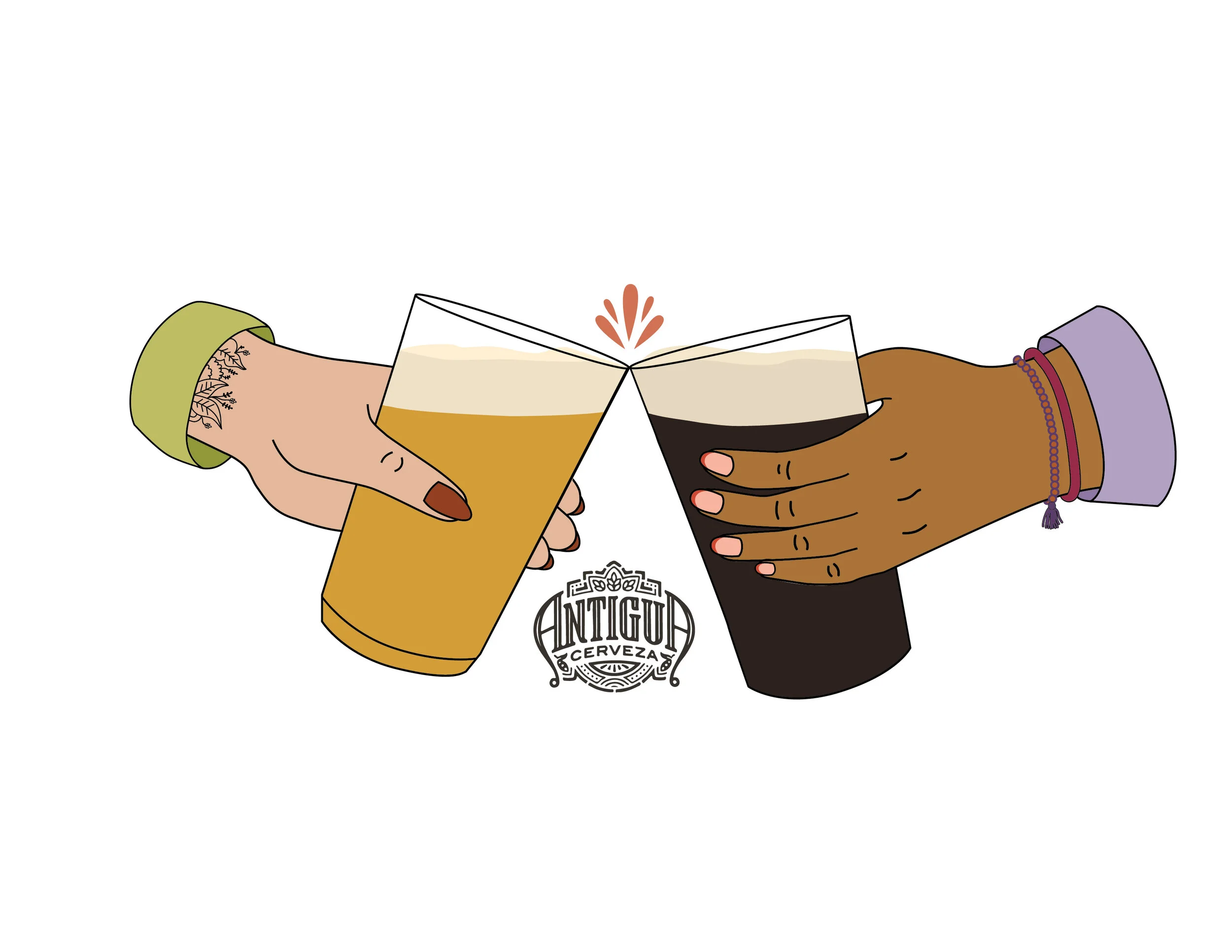 T-shirt Design: Antigua Cerveza