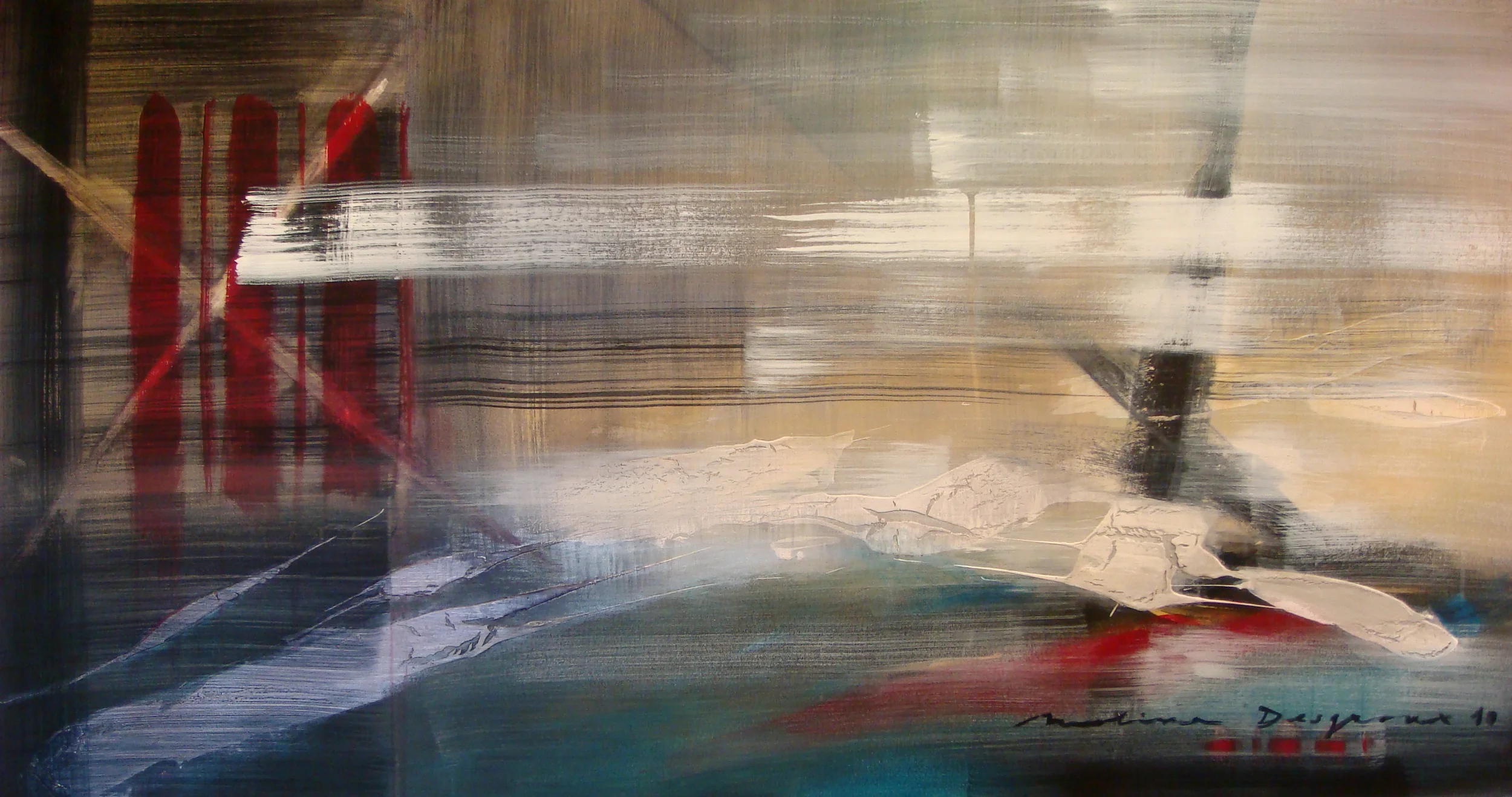URBE I 160 x 85 cm Mixed Media on Canvas 2010