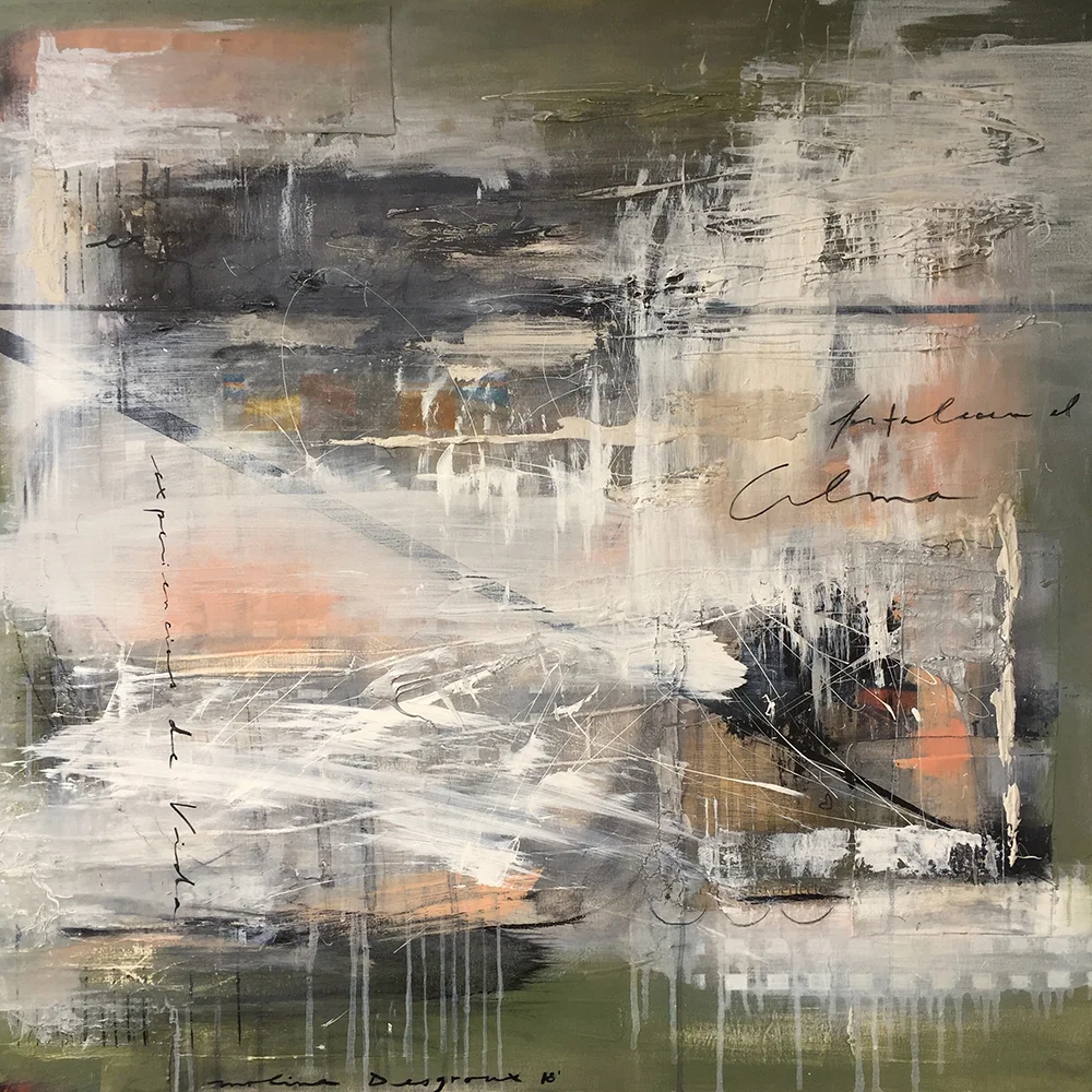 EXPERIENCIAS DE VIDA 100 x 100 cm Mixed media on Canvas 2018