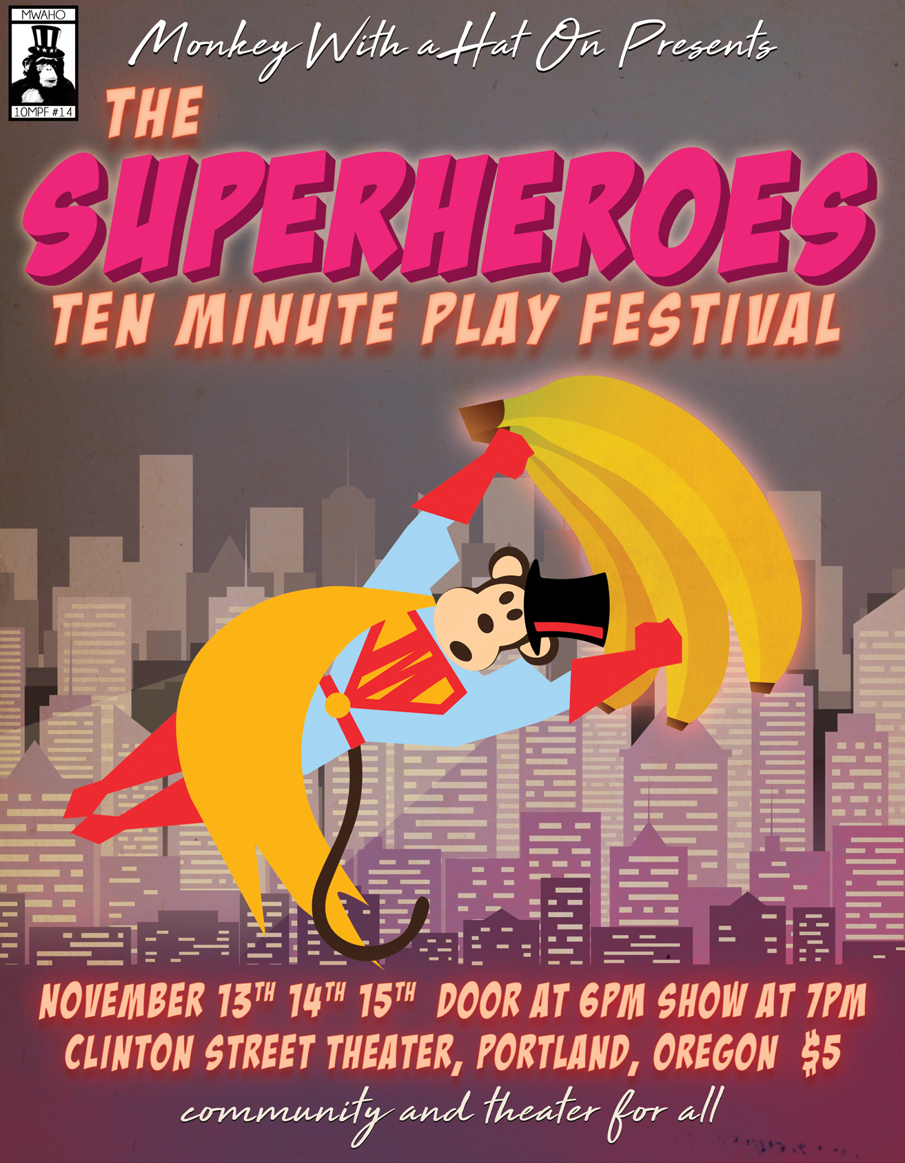 The SuperHeroes Ten Minute Play Festival