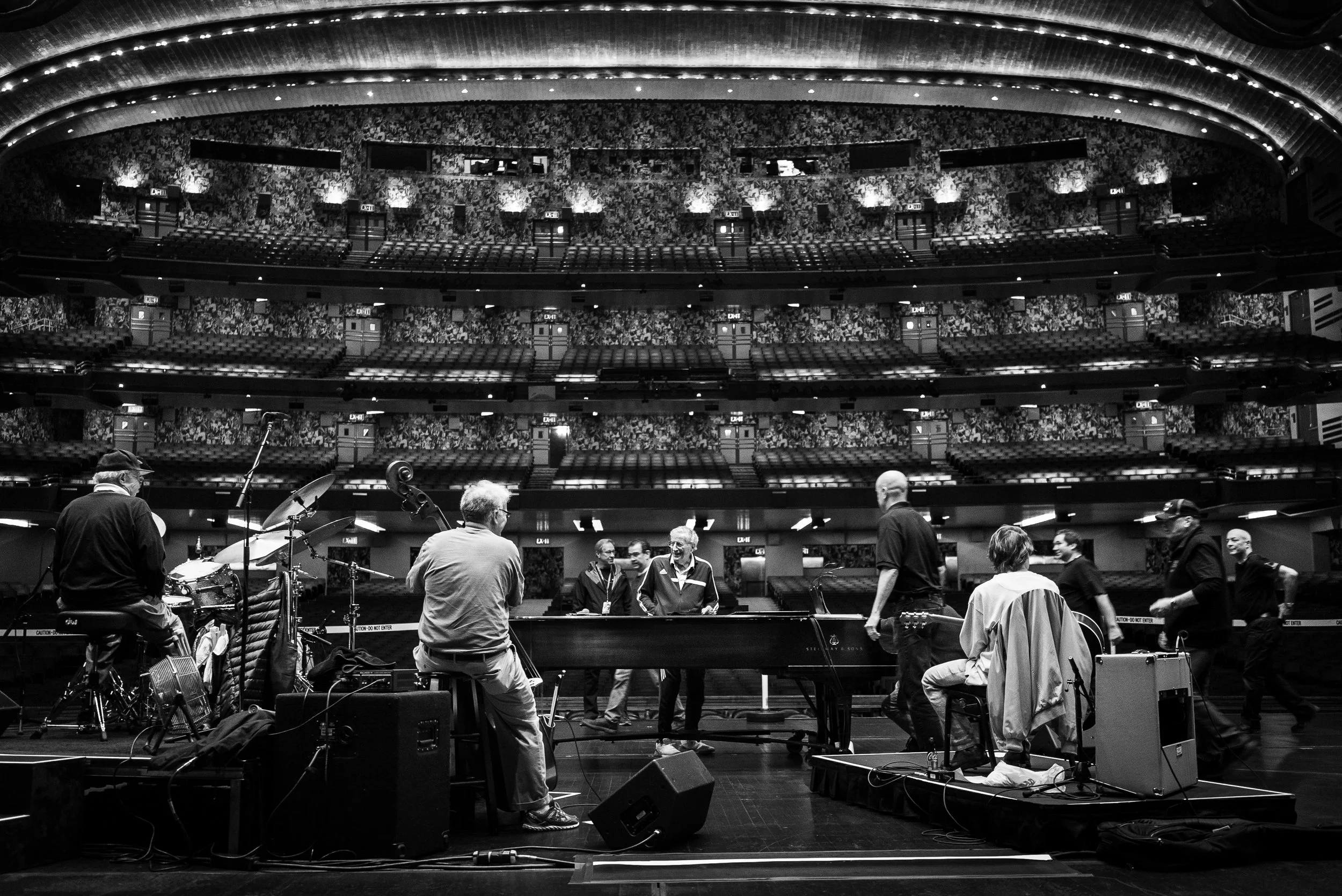 Tony Bennett, Radio City Music Hall, NYC 2021, The last sound check.