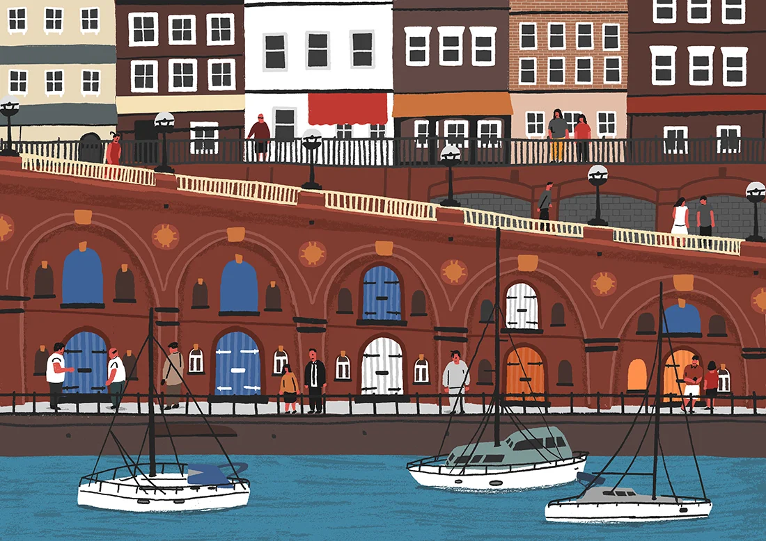 New prints! London map and Ramsgate harbour — Alex Foster