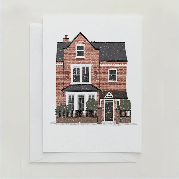 Your House on a Christmas Card