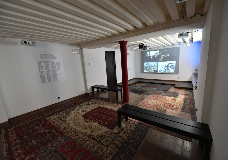 Sleepness night - Spazio Ridotto - BIRTH OF A NATION (4 screen projection) ph. Francçois Leturcq