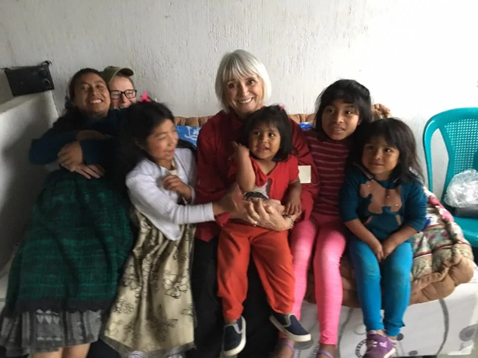 Bunny Oliver & Anne Wickam Smith celebrate with mother & children.