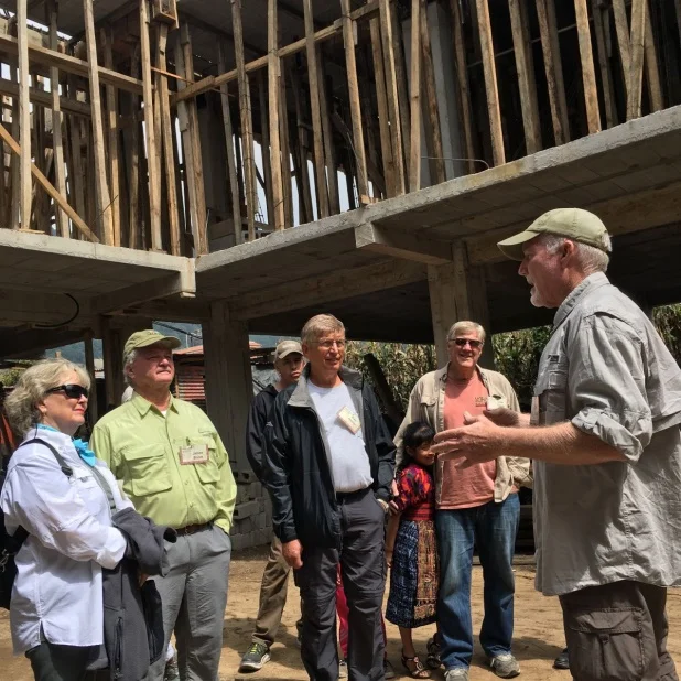 Xela AID CFO, Mel Dinkel, discusses the building project.
