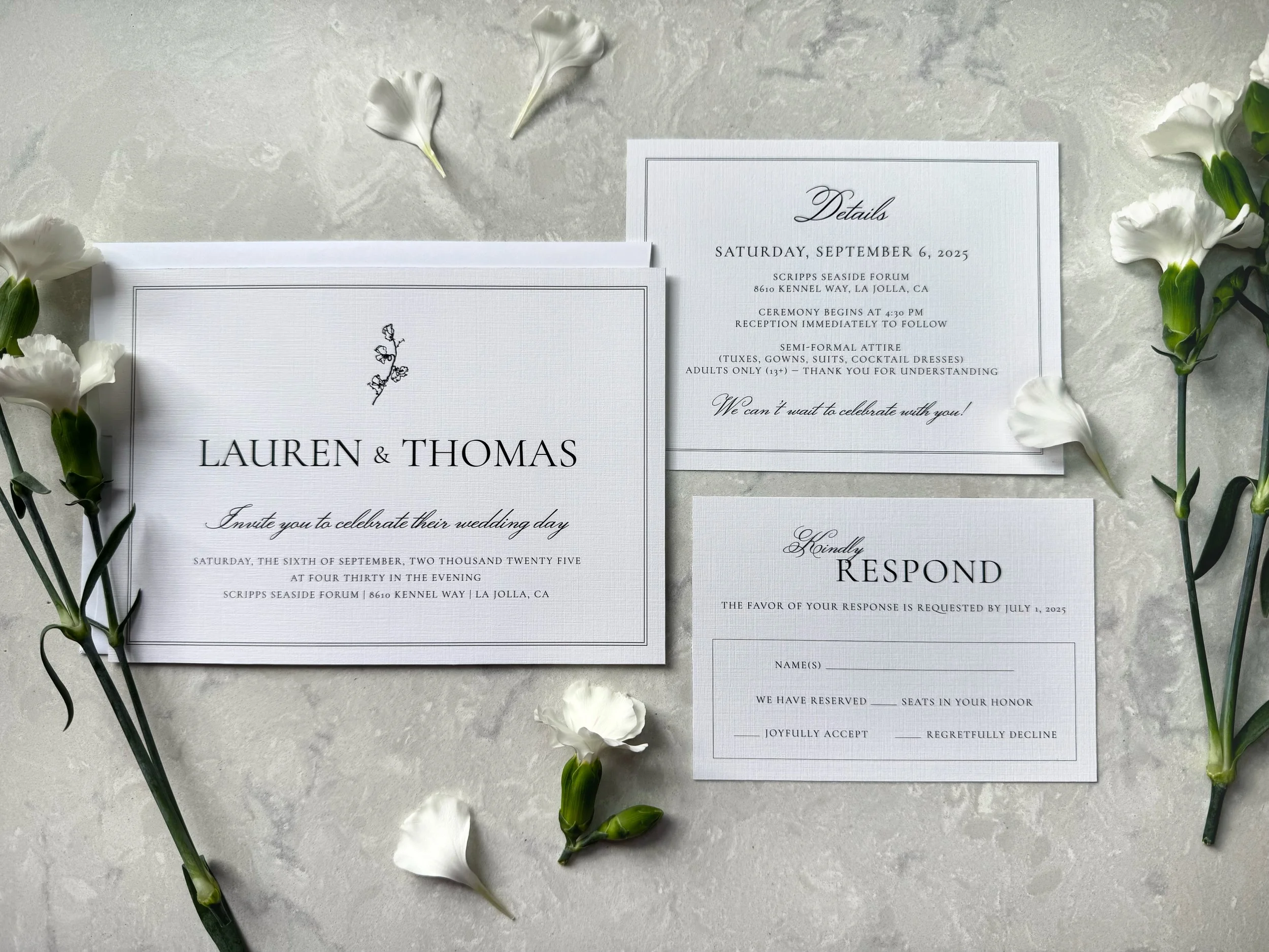 Custom stationery