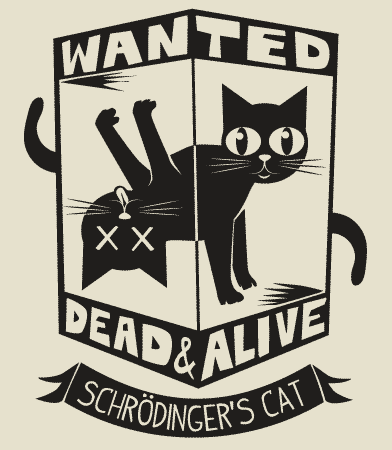 Erwin Schrödinger: “Until you observe the cat, it is both alive and dead at the same time.”