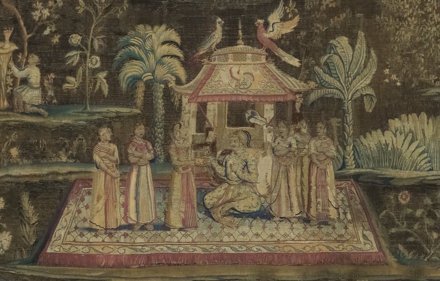 Maker: John Vanderbank The Concert ca. 1700 Wool and silk 340.4 x 525.8 cm (134 x 207 in.) Gift of Edward S. Harkness, B.A. 1897 Yale University Art Gallery 1926.30