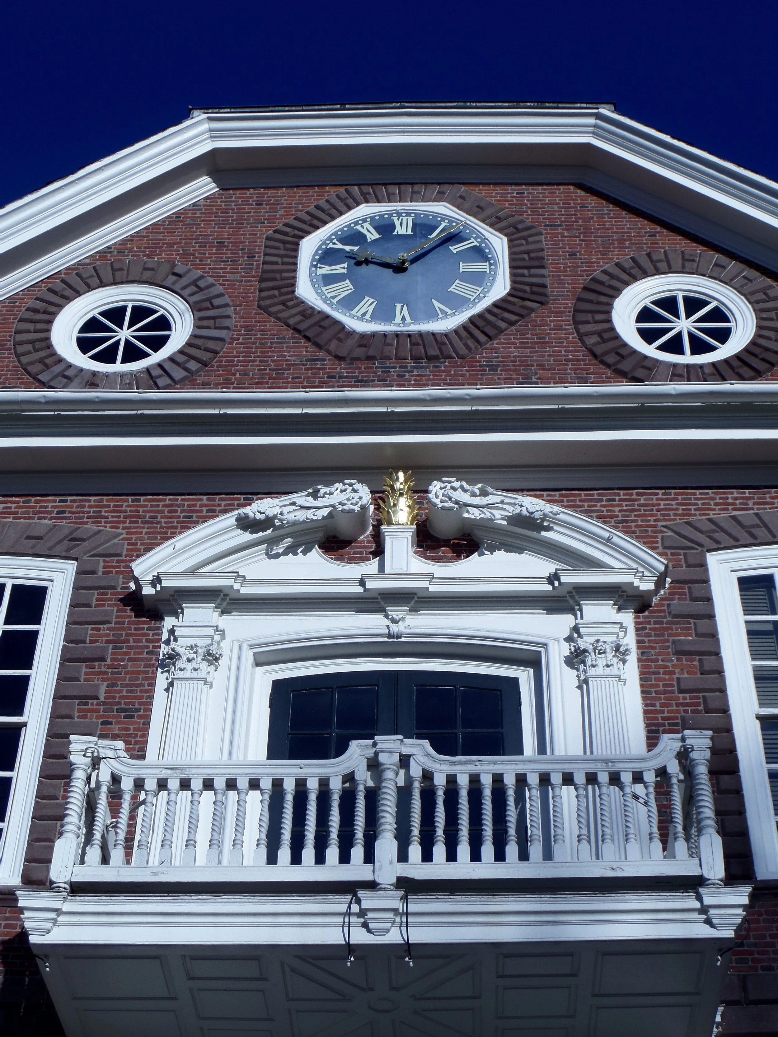 Detail. The Redwood Library and Athenaeum. Photo: John Tschirch