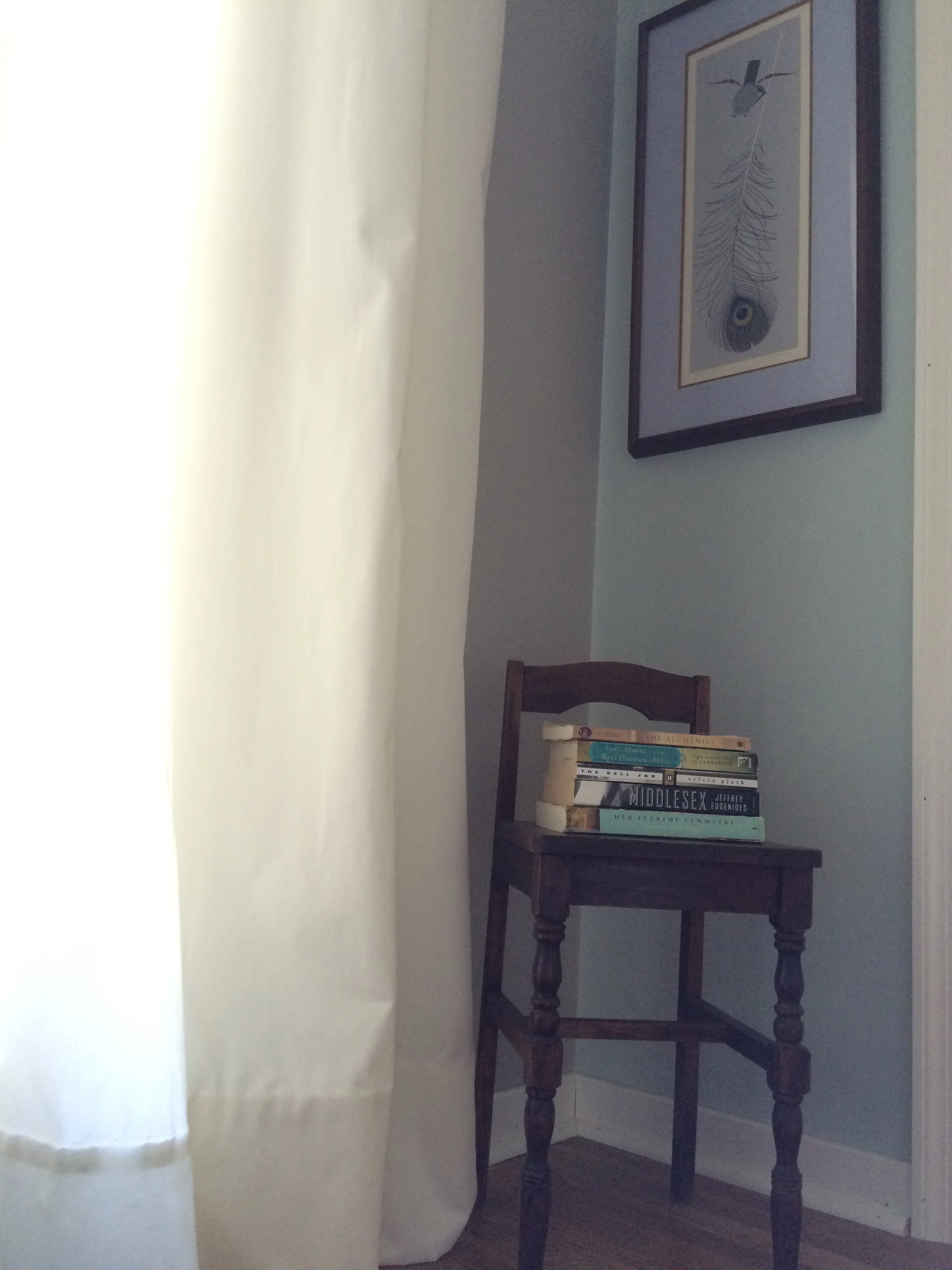 Small chair as book stand