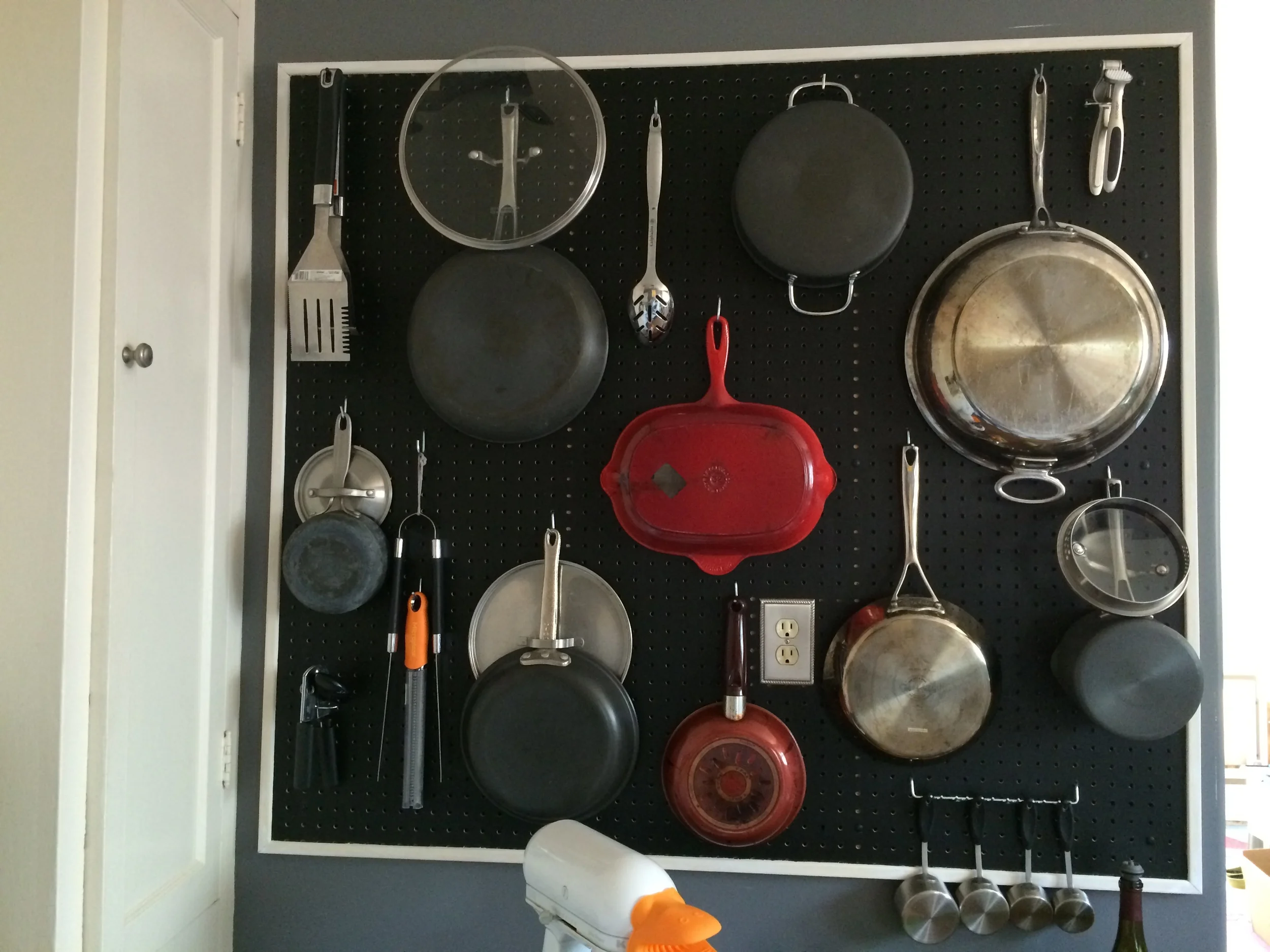 Pots and Pans within Easy Reach