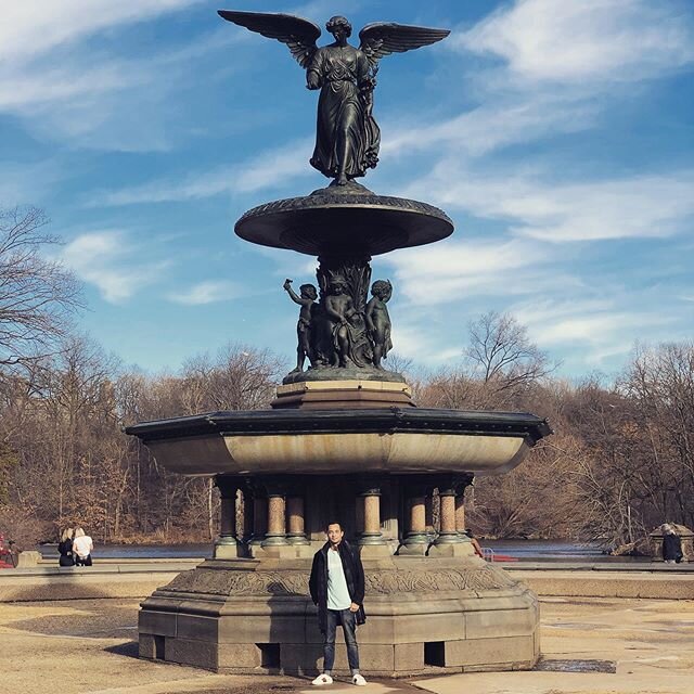 #tbt Inside (the fountain) #centralpark #fall #fountain #newyork #stayhome