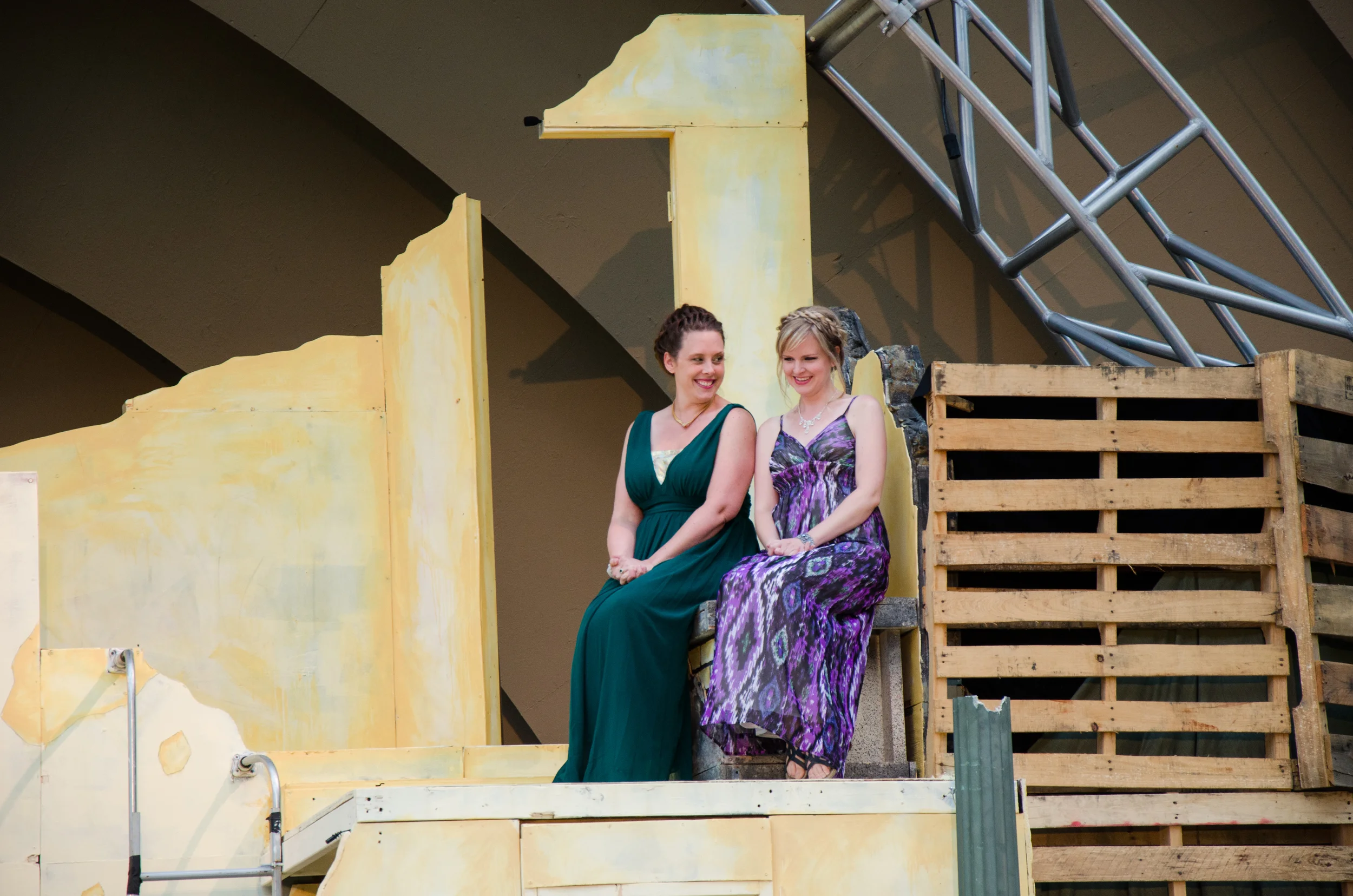 Andromache (Tara Herweg-Mann), Helen (Kathryn Miller)
