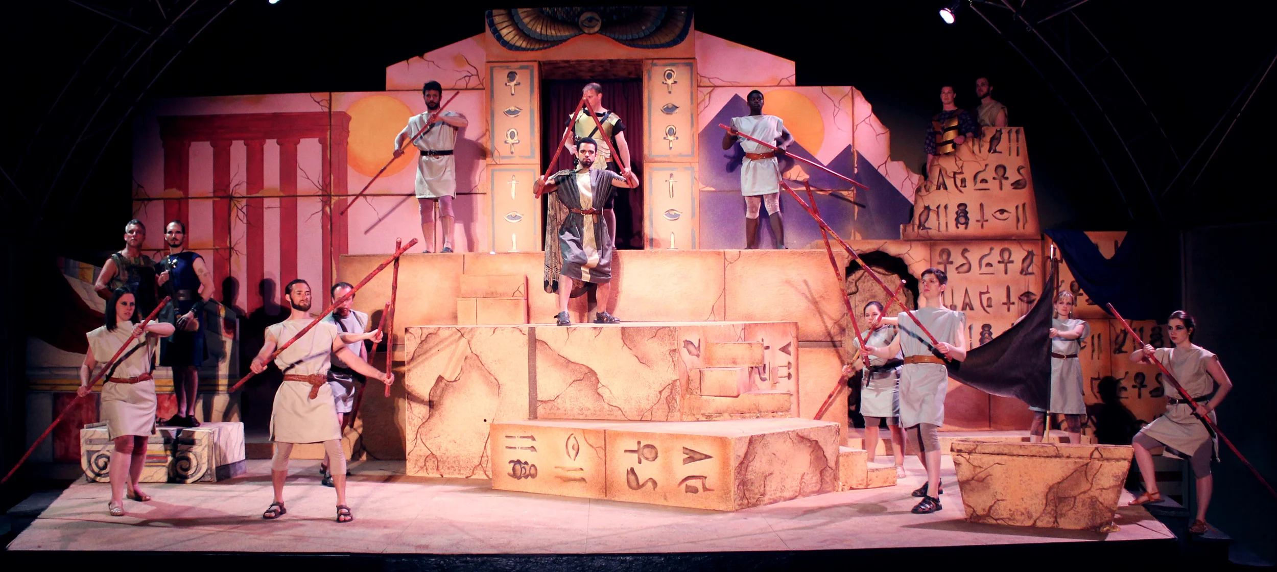 Agrippa (David Richwine), Scarus (Jeremy Burkett), Proculeius (Ian Potter), Mecaenas (Bernard Joseph), Eros (Joseph Grabiec), Gallus (Kathryn Miller), Diomedes (Grace Hoover) Taurus (Collins Wilson)