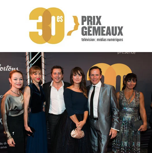 Geneviève Boivin-Roussy at the 30e Gala des Gémeaux wearing Impair and raw taste jewellery