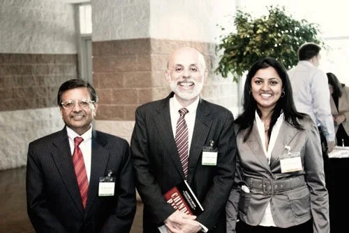 Prof. Jagdish Sheth (Left); Dr. Lawrence Spinelli (Middle)