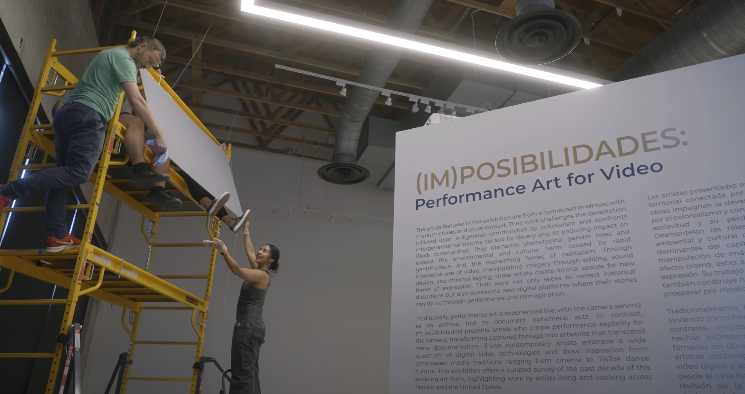 (Im)Posibilidades: Performance Art for Video Exhibition Feature