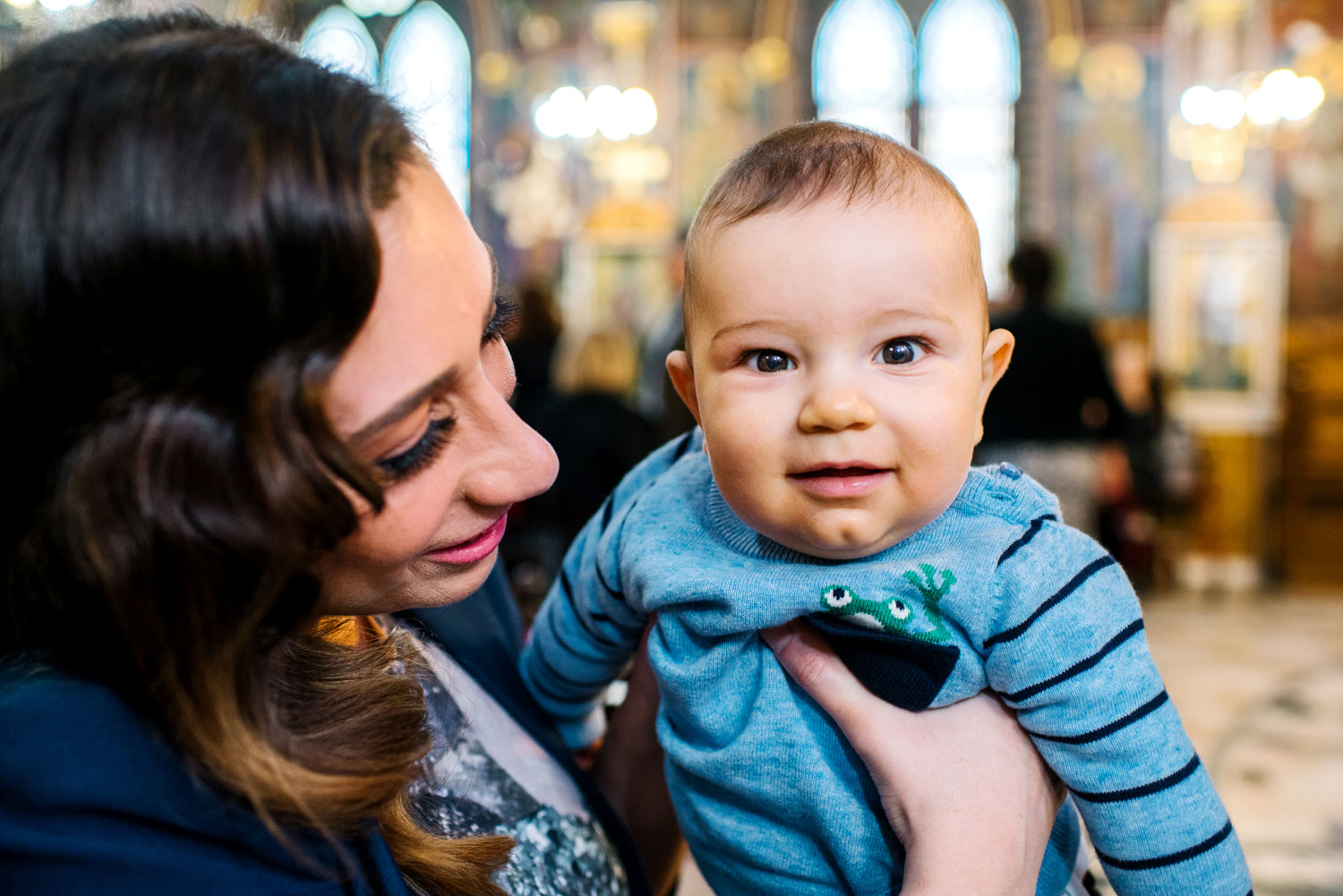 Christening service at Burwood Greek Orthodox Church