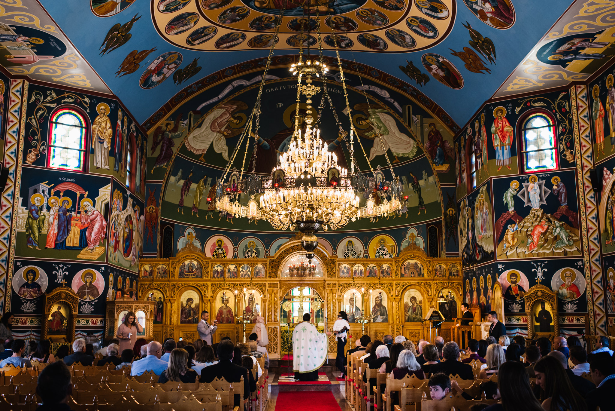 Christening at St. Catherine's Greek Orthodox Church