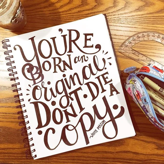 #wip can't wait to make this digital! #handlettering #caligraphy #typography #handletter #quote