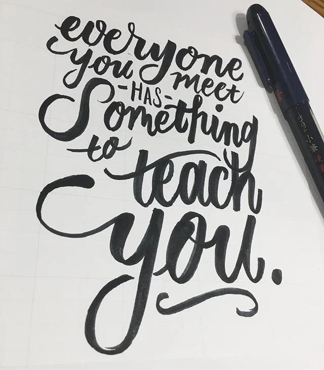 Learn #handlettering #caligraphy #quote #inspire #brushpen #tombow #handletter