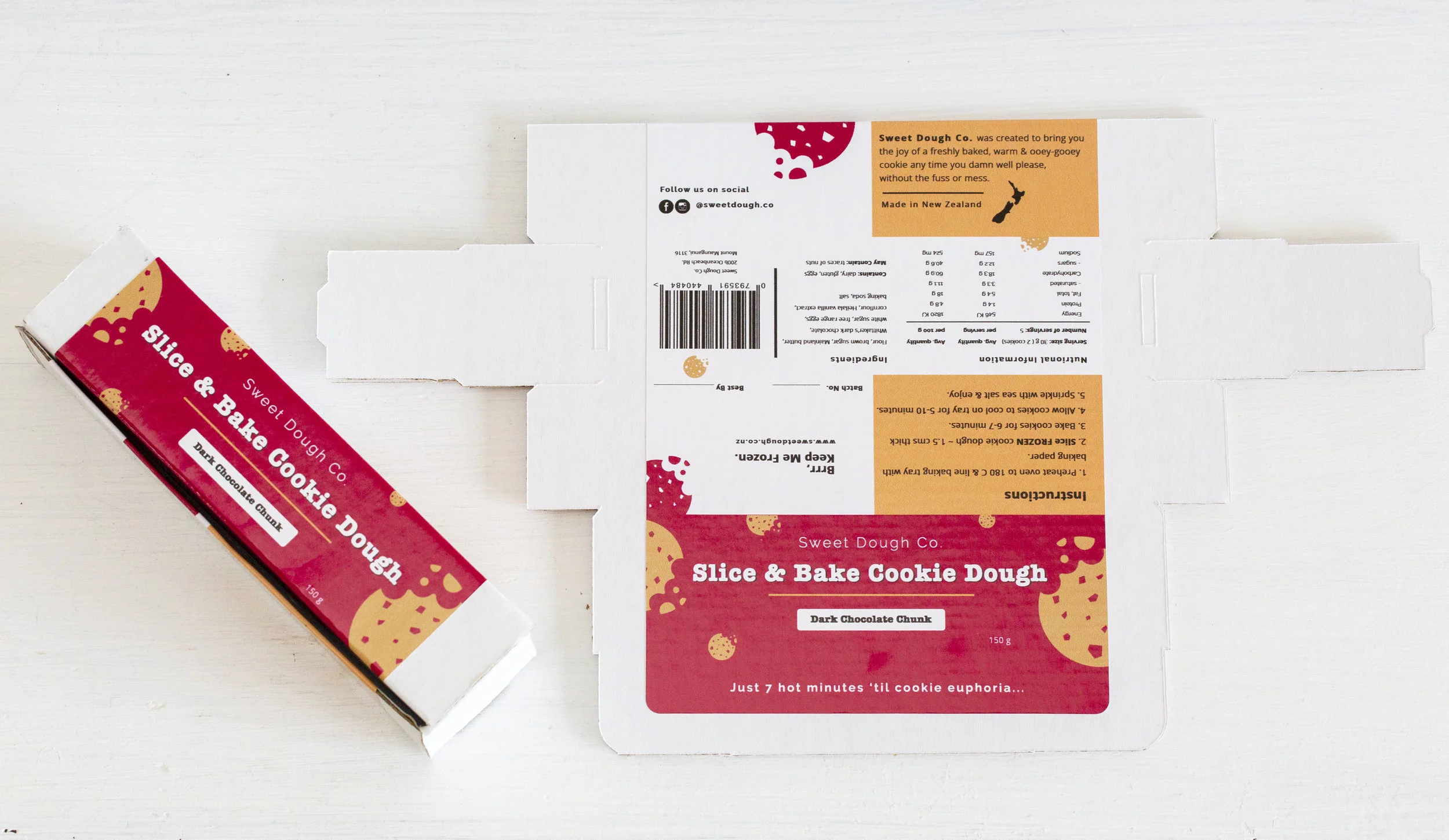 Label Design for Sweet Dough Co.