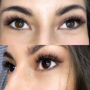 Silk eyelash extensions