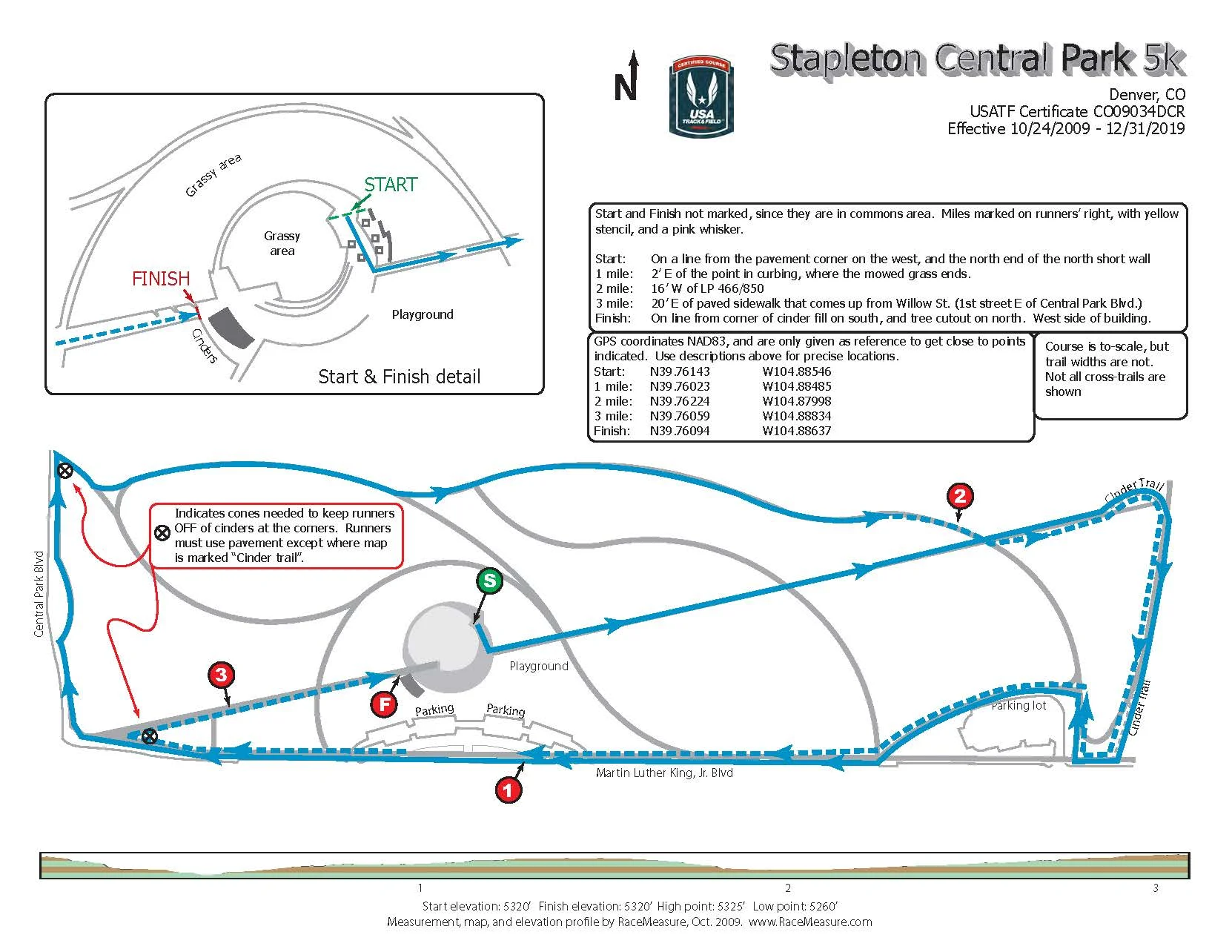 Above is the course map for the bRUNch Run. Note, the 10k route is the 5k route twice.