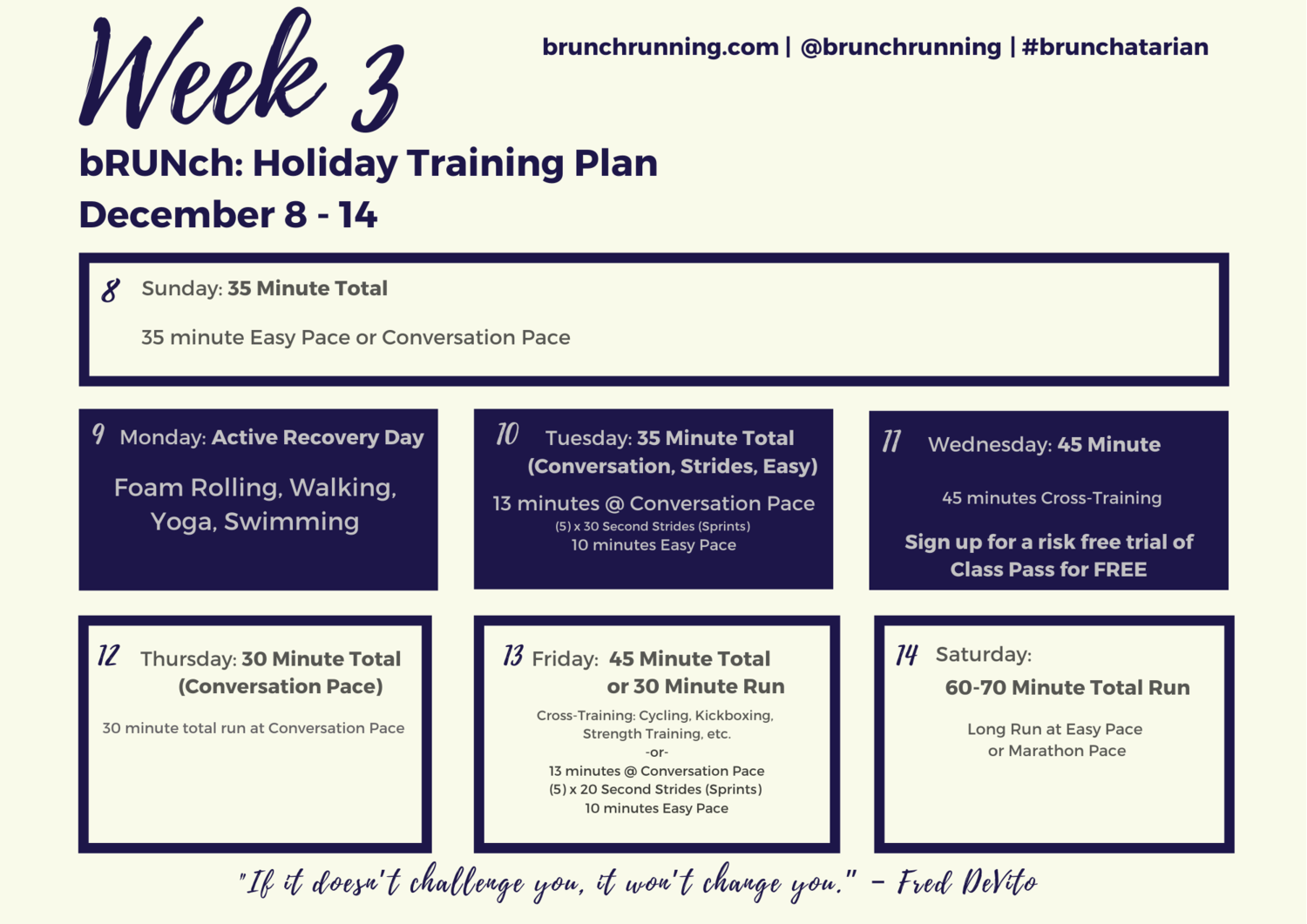 Six Week Holiday Running Training Plan