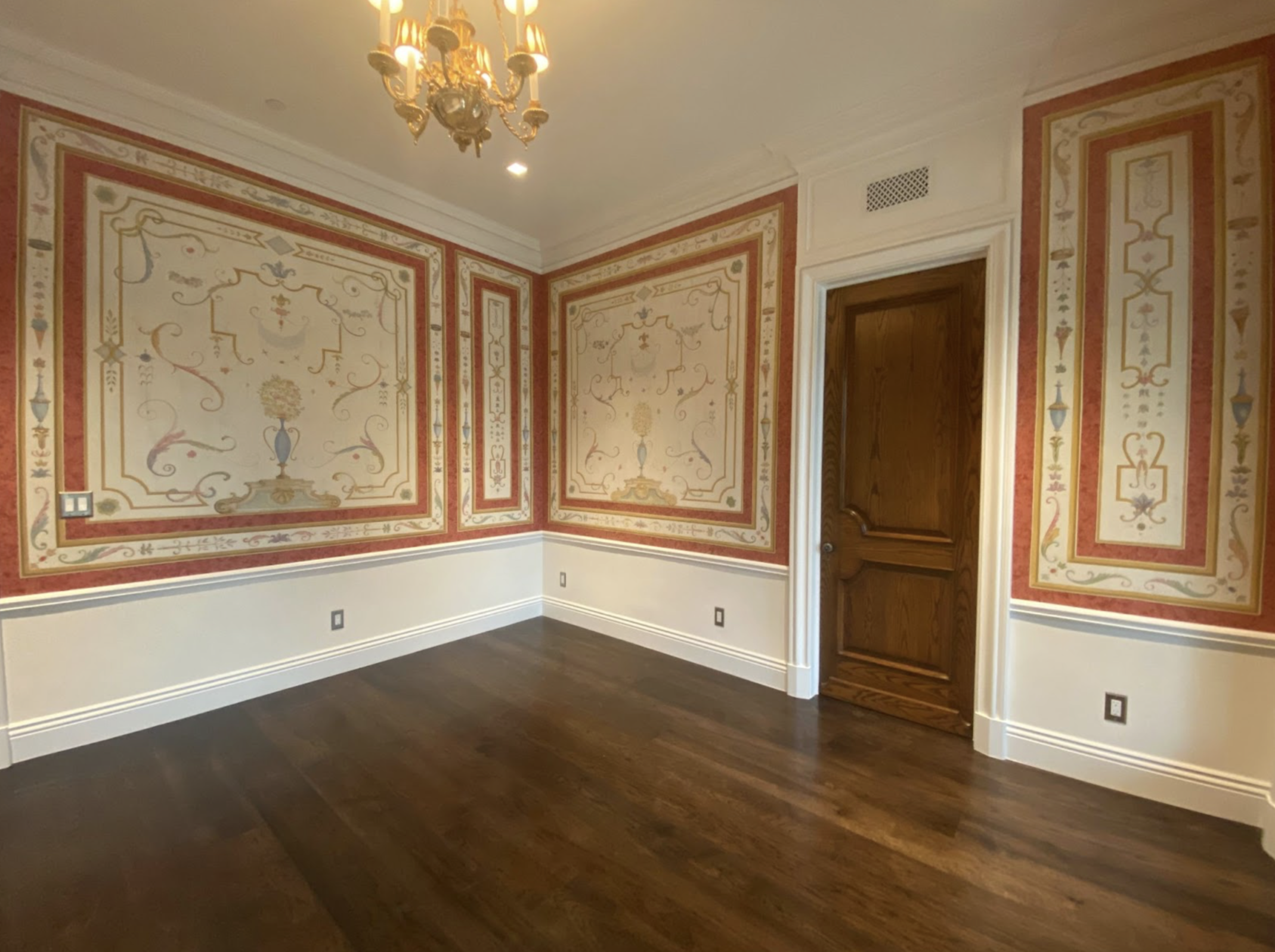  Wall painting design for an Italian Villa in the Palisades 