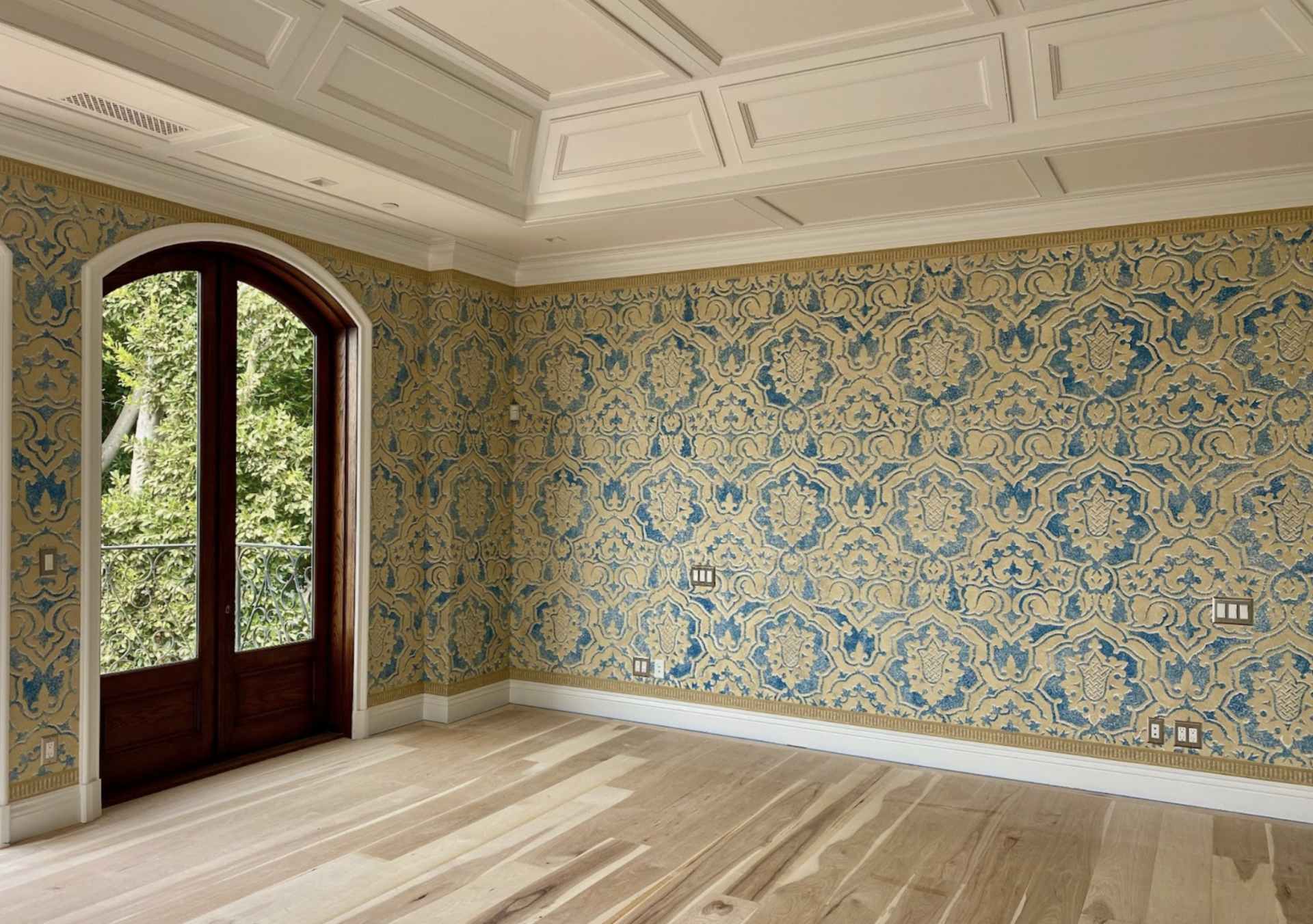  Wall Painting design for an Italian Villa in the Palisades 