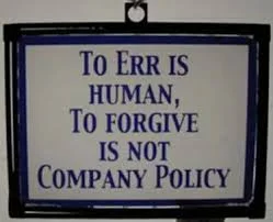 To err is human