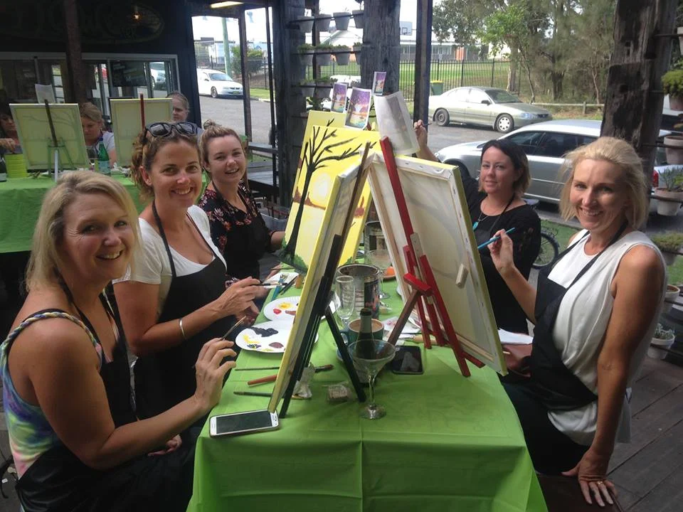 Fun Paint & Sip workshop |Paint the Town Australia