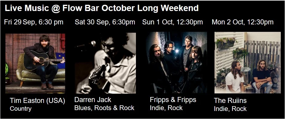 October Long Weekend @ Flow Bar