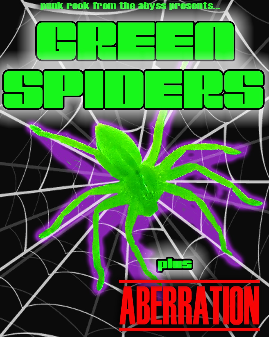Green Spiders with special guests Aberration