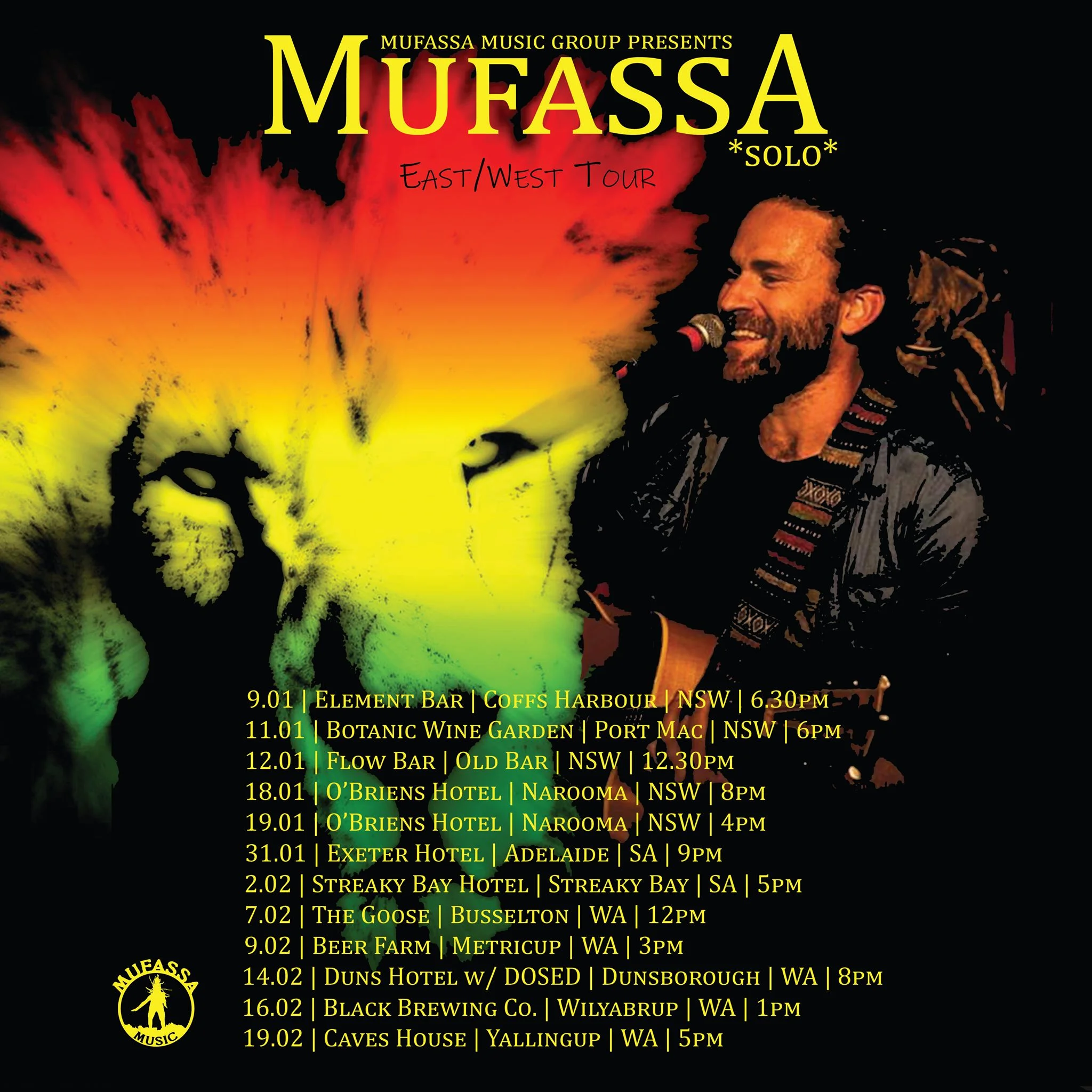 Mufassa 'East/West' Solo Tour