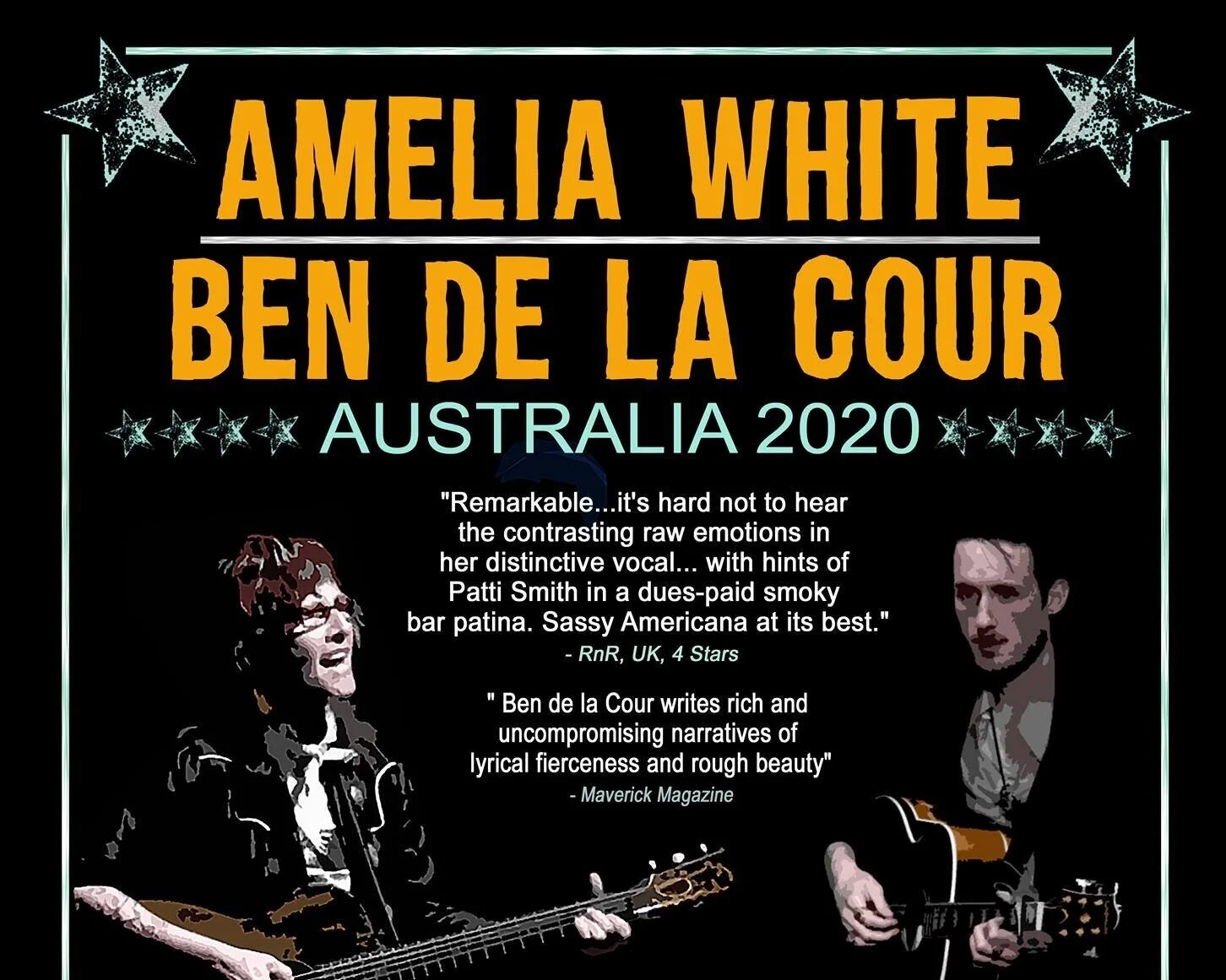 Amelia White &amp; Ben de la Cour
