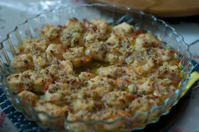 Ina Garten's Baked Prawns