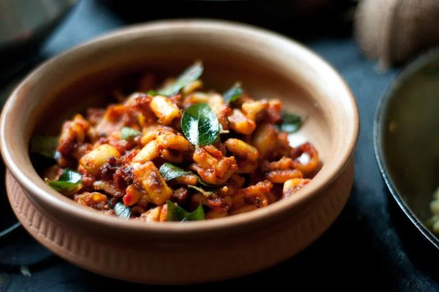 Kerala-Style Fried Squid