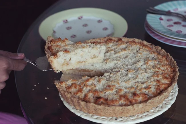 Apricot and Coconut Macaroon Pie