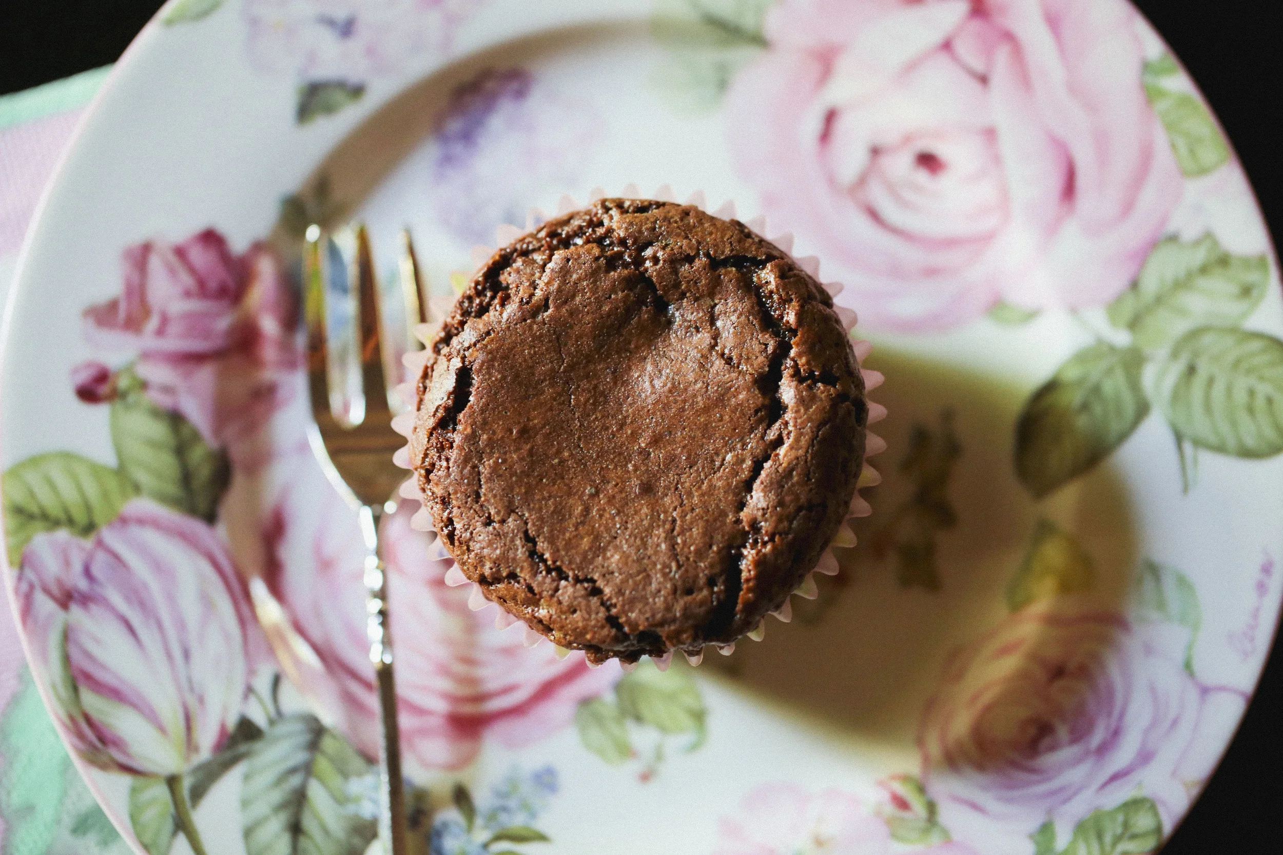 Mint Brownie Cupcakes