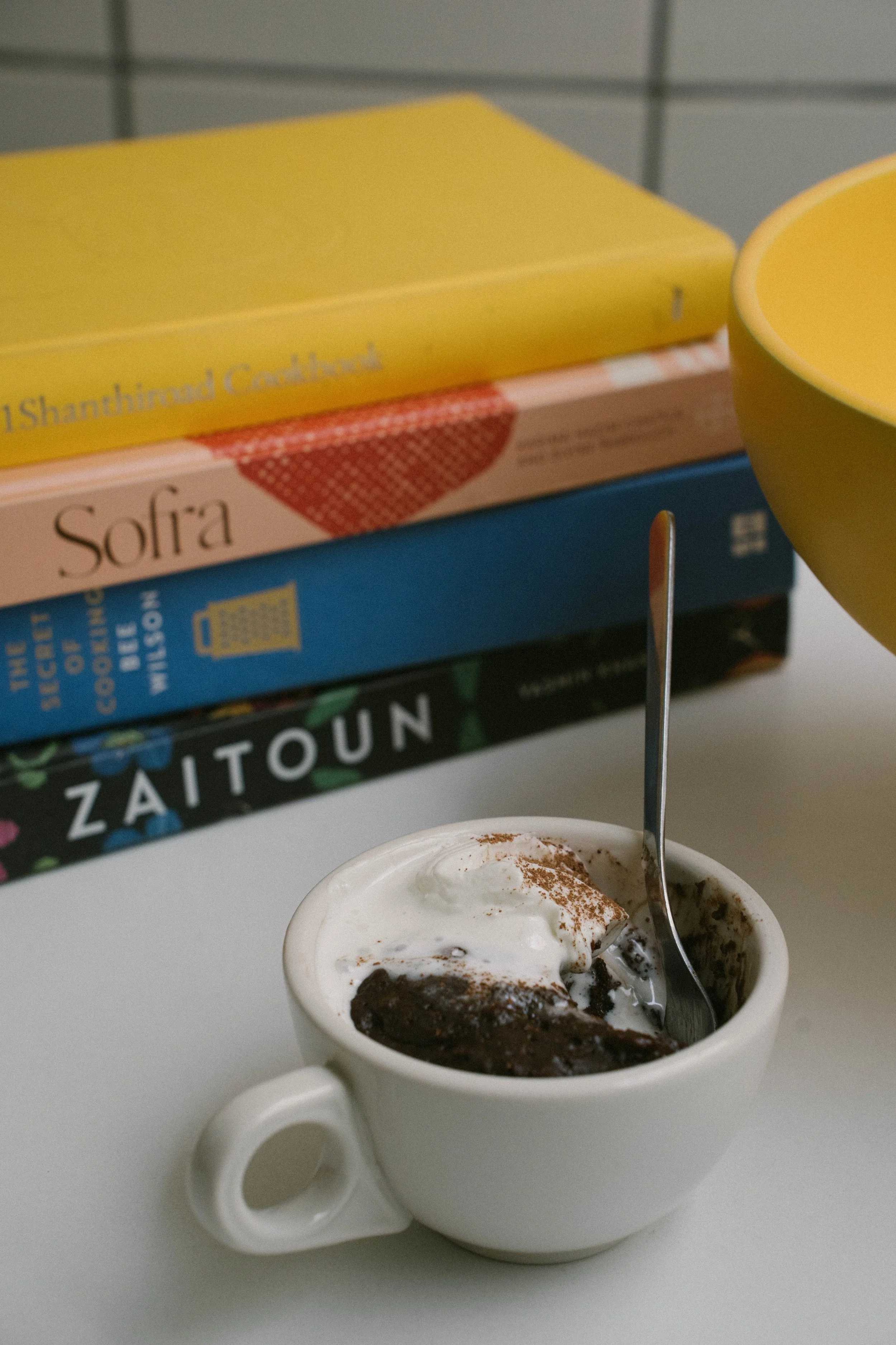 Chocolate &amp; Sour Cream Mug Cake