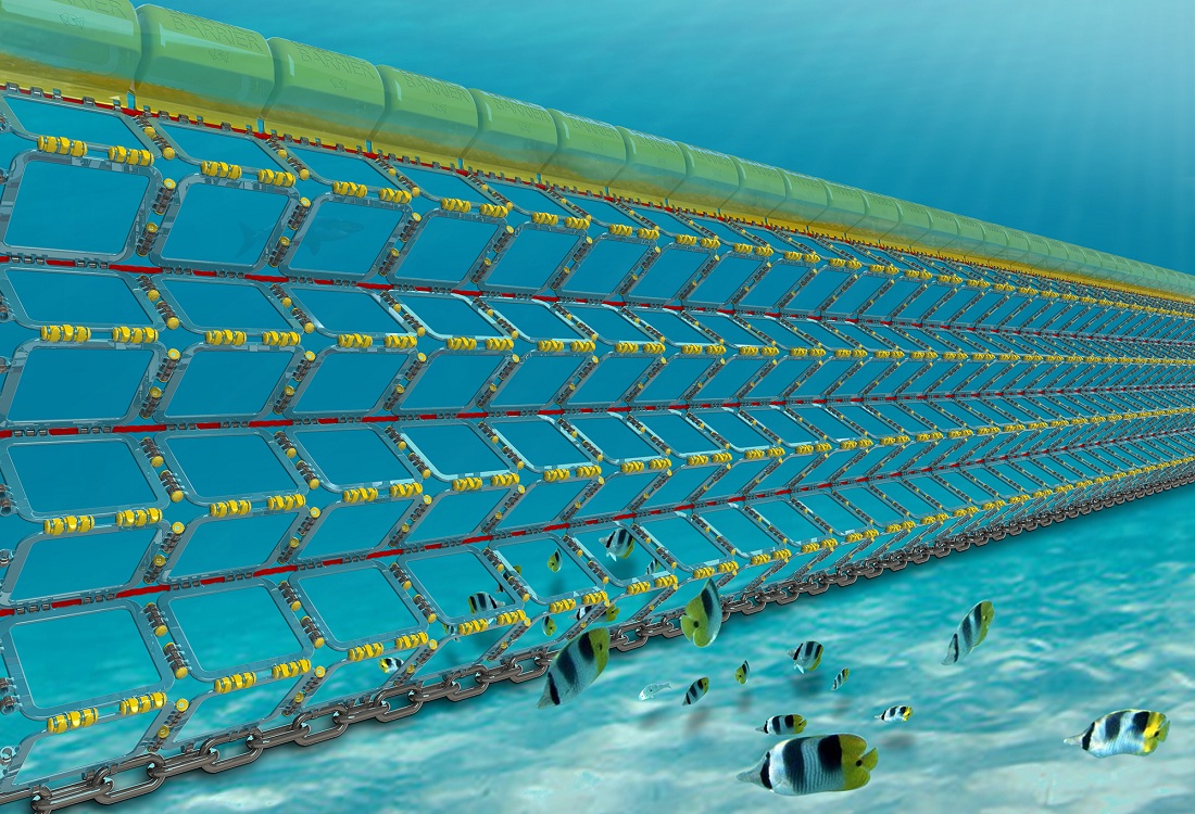 Global Marine Enclosures Bionic Barrier Underwater Visualisation