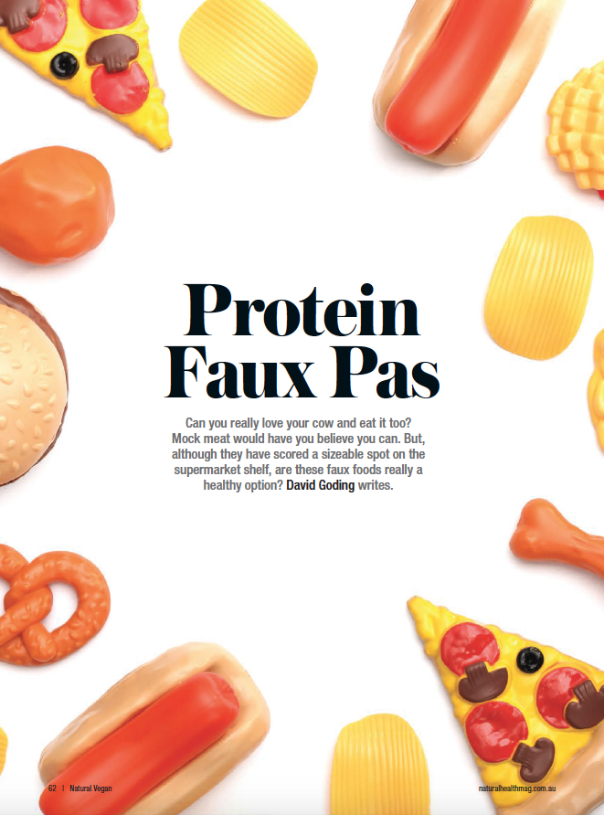 'Protein Faux Pas' - Natural Vegan magazine