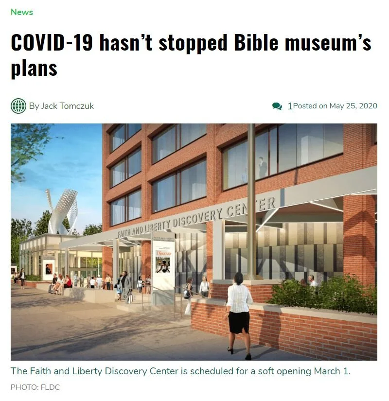 Museum at 401 Market Street Scheduled for Early 2021 Opening