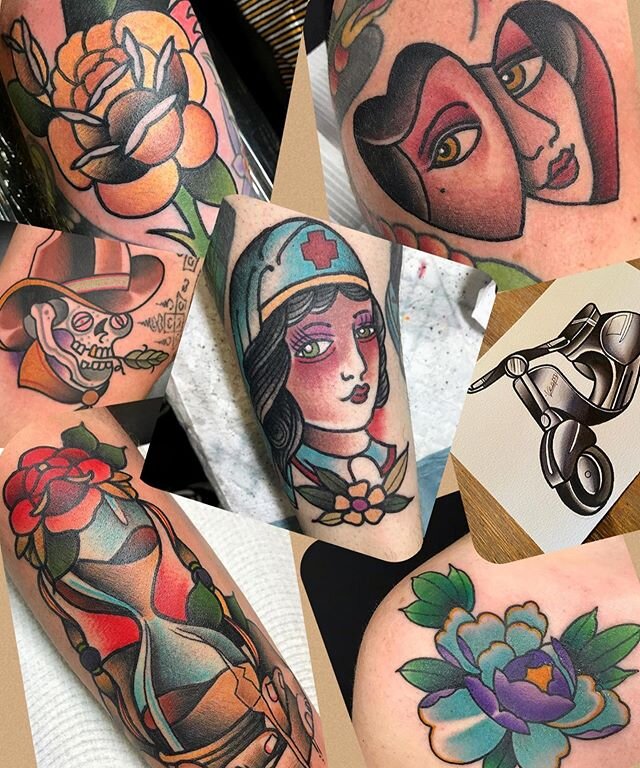 TATTOOS BY @wadelarkintattoo who is booking now - WE&rsquo;RE BACK JUNE 12th AND OPEN FOR TATTOOING. Get in touch at lanternandsparrow@gmail.com or to your artists directly for bookings and inquiries - The emails, bookings, new inquiries, artwork pur