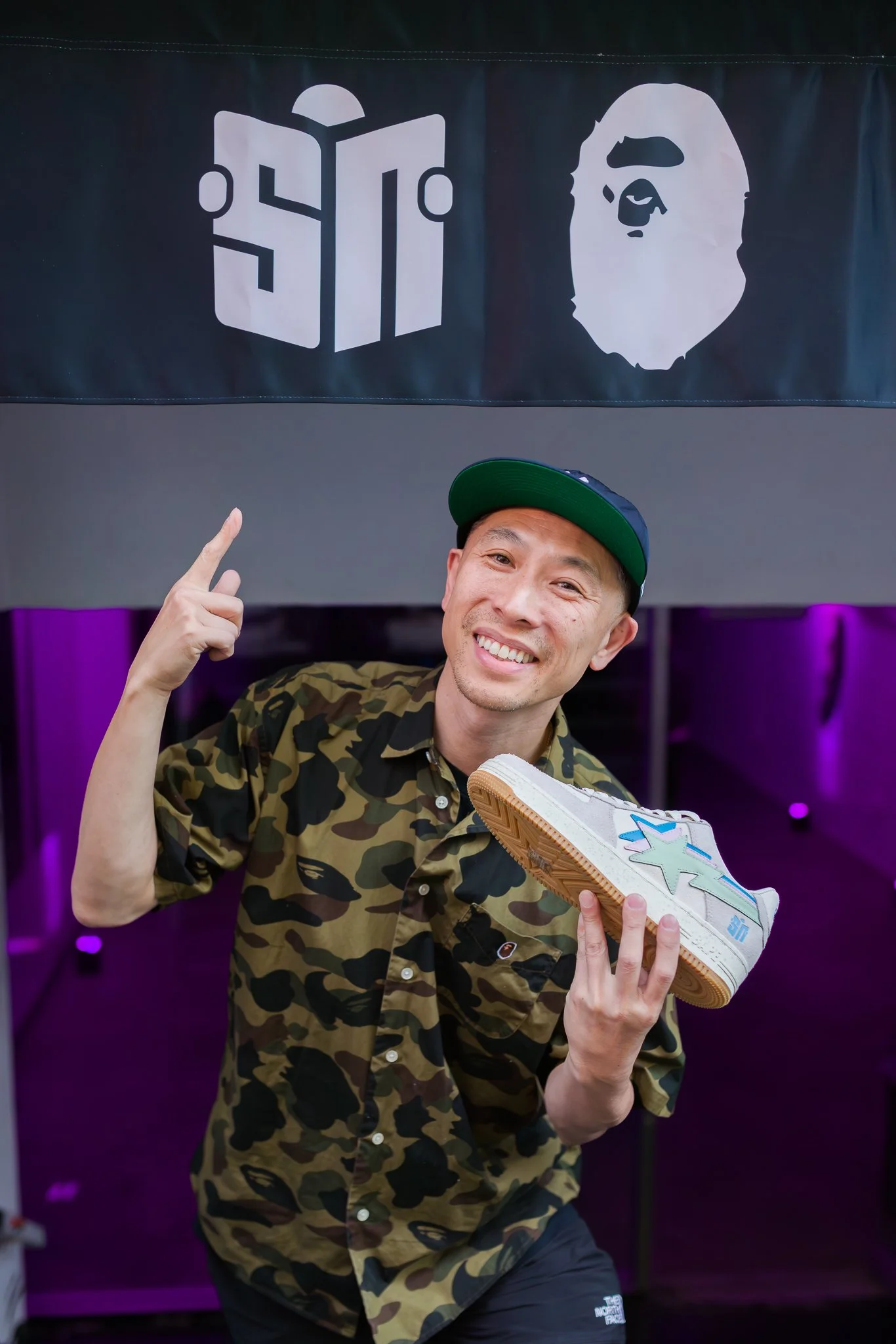  Sneaker News x BAPE sneaker release event 